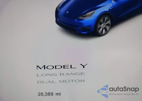 2022 Tesla Model Y Long Range Dual Motor All-Wheel Drive из США, поврежденный, VIN 7SAYGDEEXNF438997